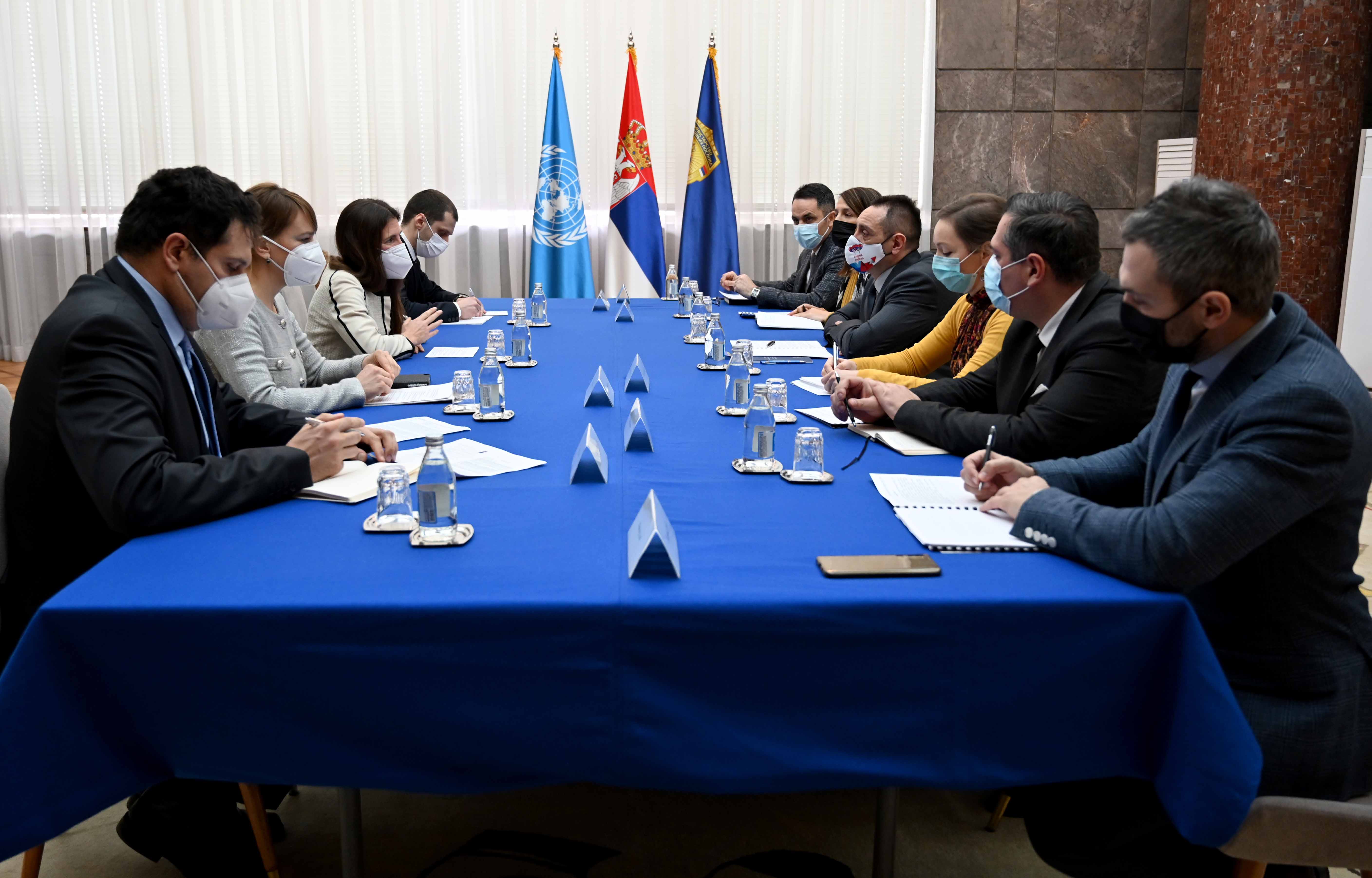 Vulin i Pikap: Ostvaren visok stepen saradnje  između Ministarstva unutrašnjih poslova i UNDP