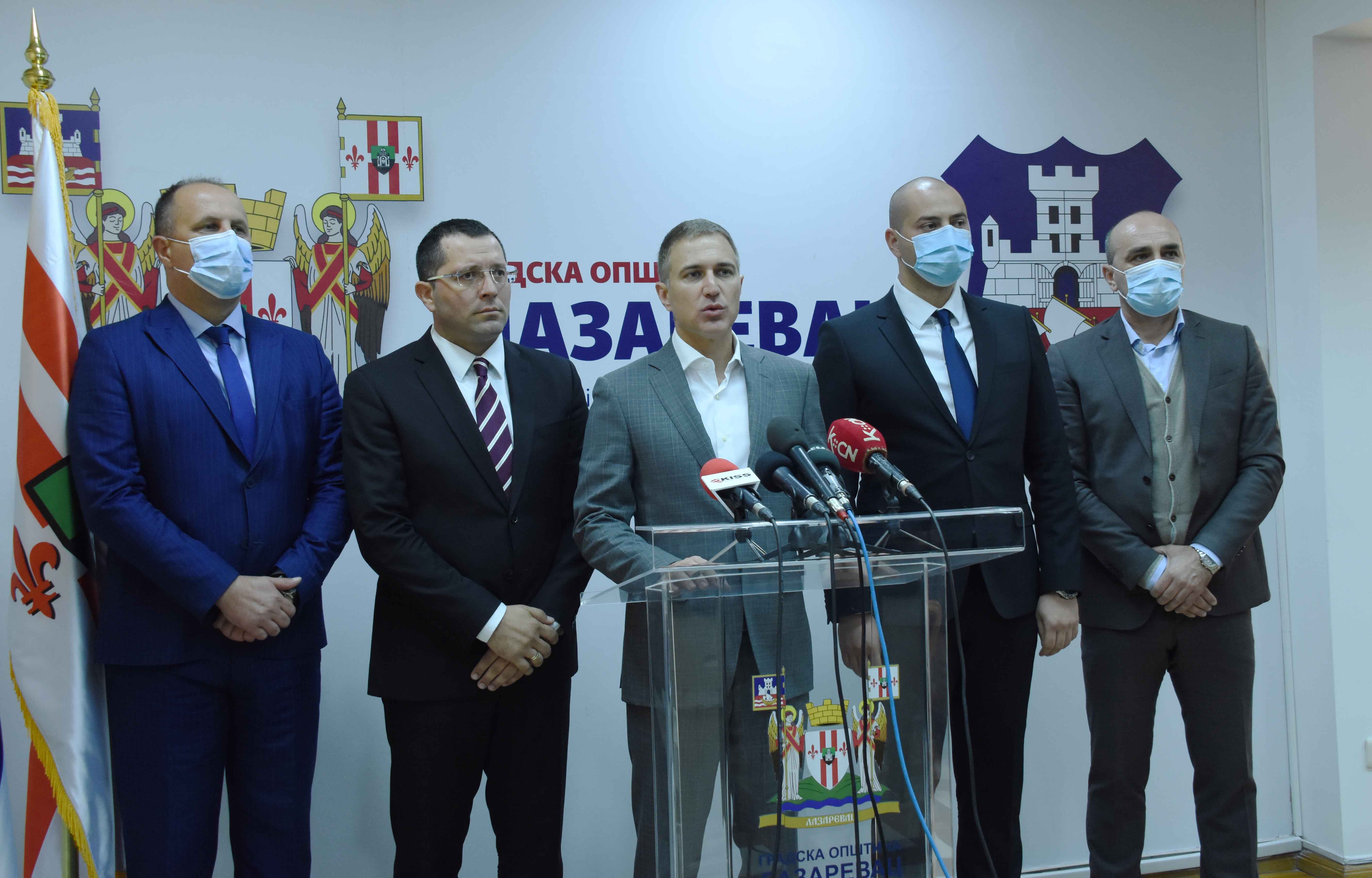 Ministar Stefanović razgovarao  sa novoizabranim rukovodstvom opštine Lazarevac o budućoj saradnji i planiranim projektima