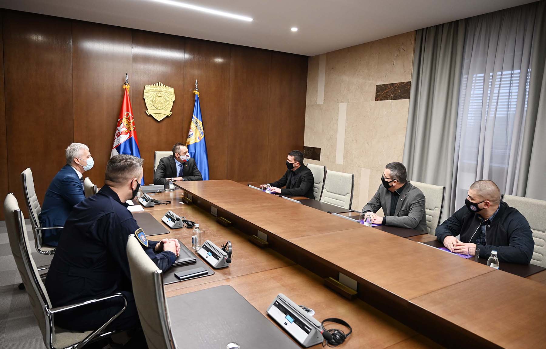 Ministar Vulin sa predstavnicima Sindikata srpske policije