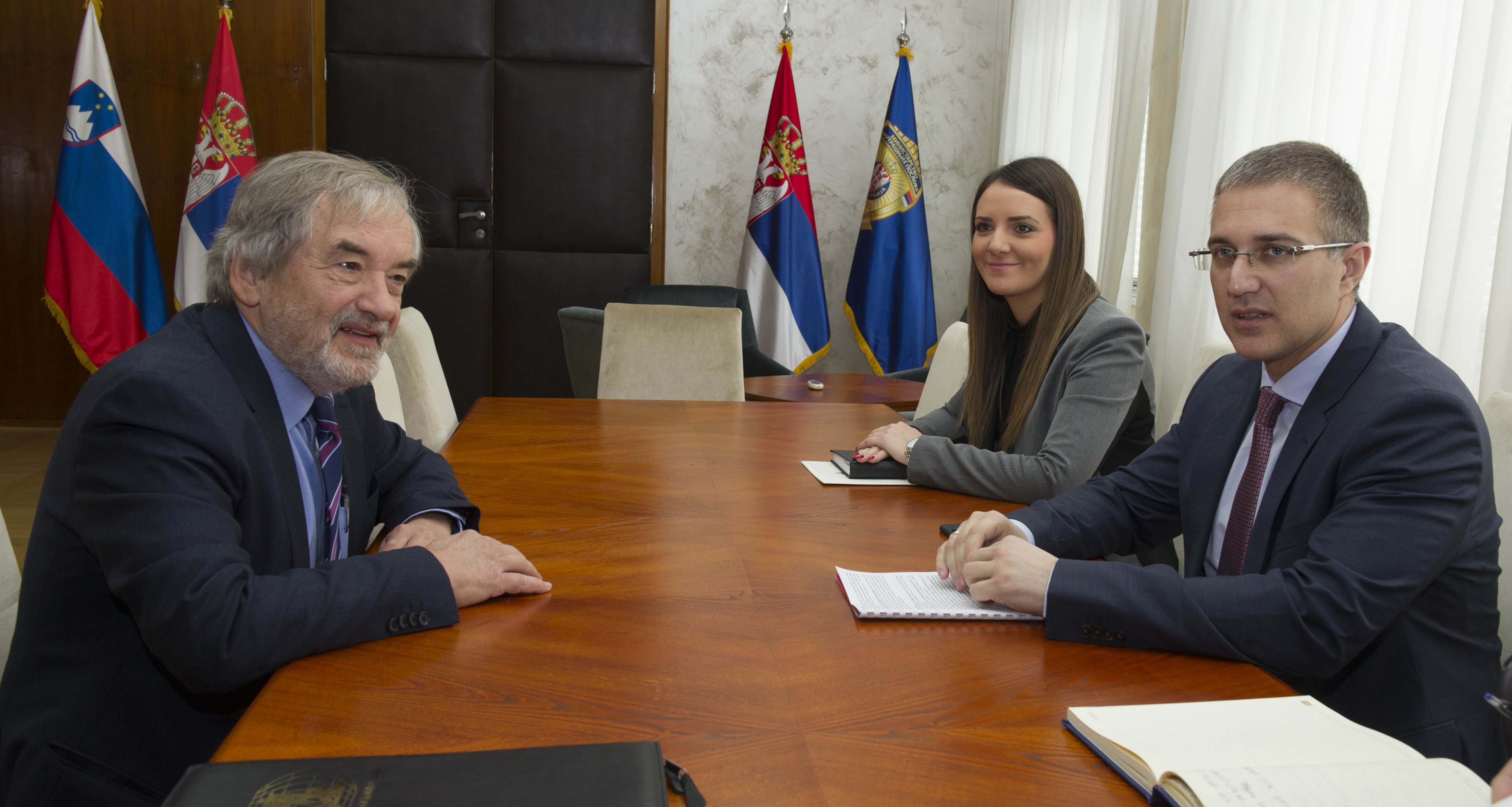 Стефановић и Гаспарич разговарали о унапређењу сарадње у области борбе против организованог криминала и тероризма