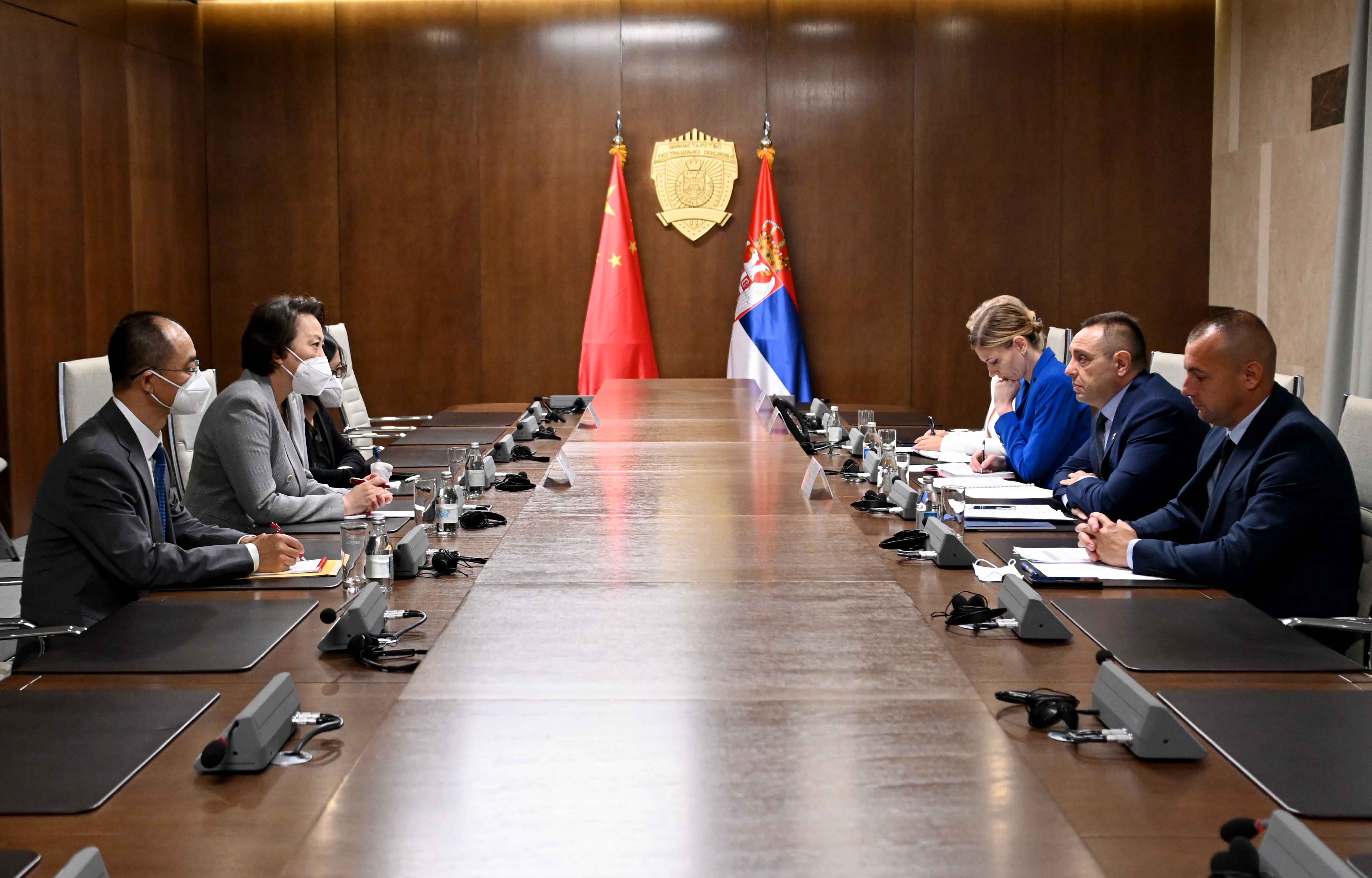 Unapređenje saradnje sa Narodnom Republikom Kinom u oblasti unutrašnjih poslova